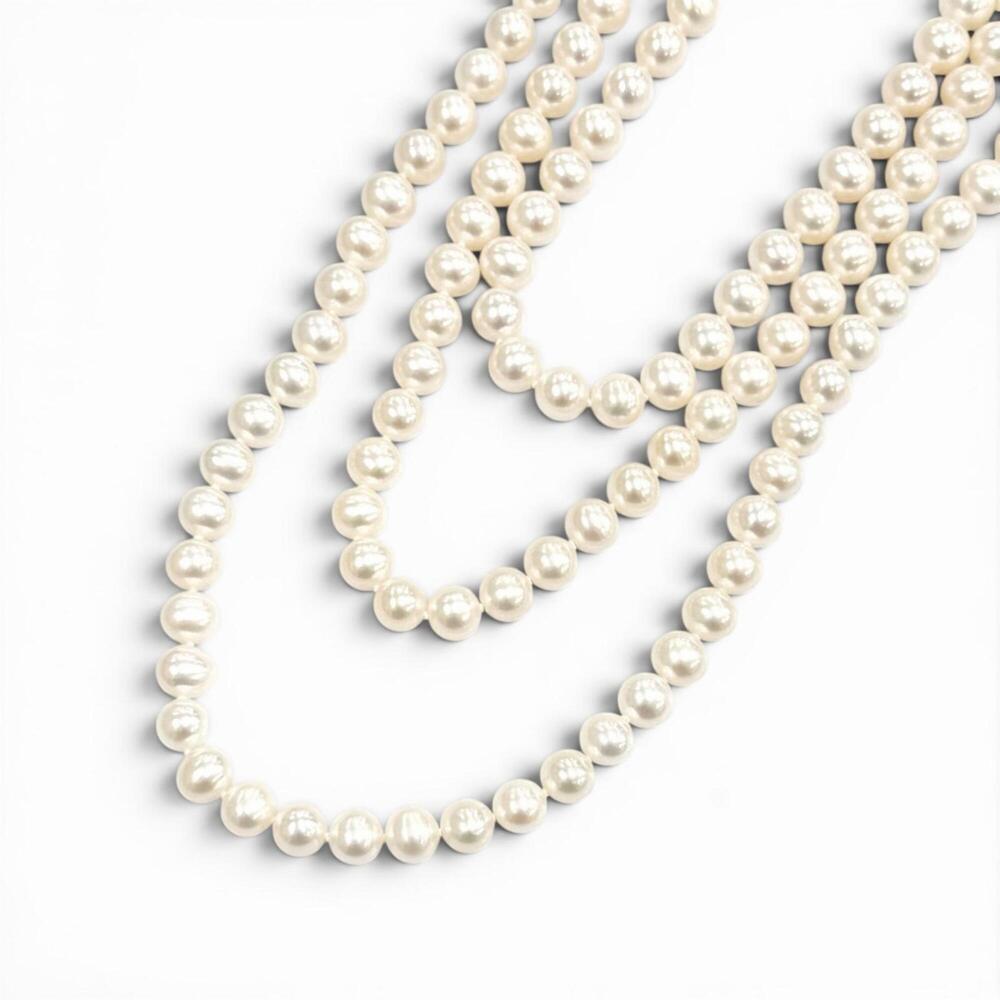 TIFFANY Authentic White Pearl Necklace - Picture 5 of 8